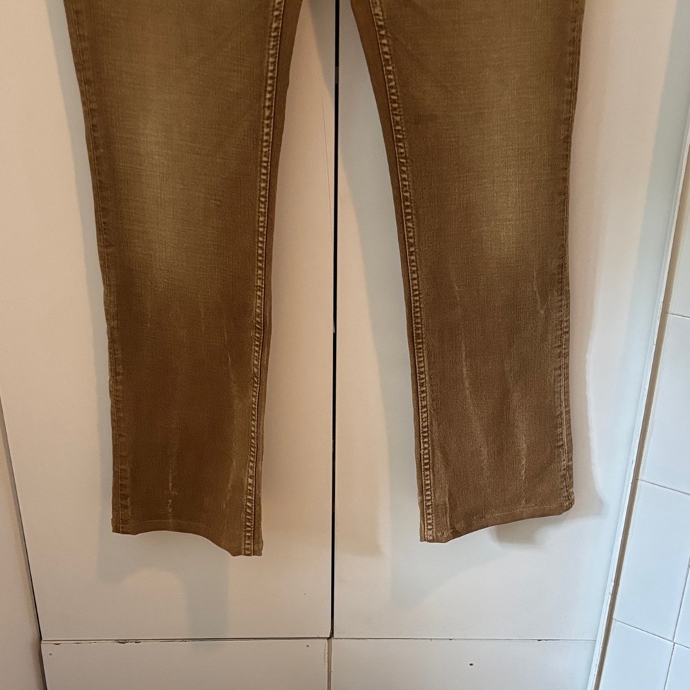 Ralph Lauren Blue Label Tan Straight Leg Jeans - Picture 8 of 13